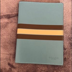 COACH Journal with varsity stripe 2966G